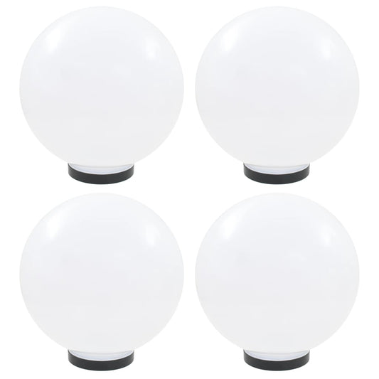 4 db LED gömblámpa 30 cm PMMA