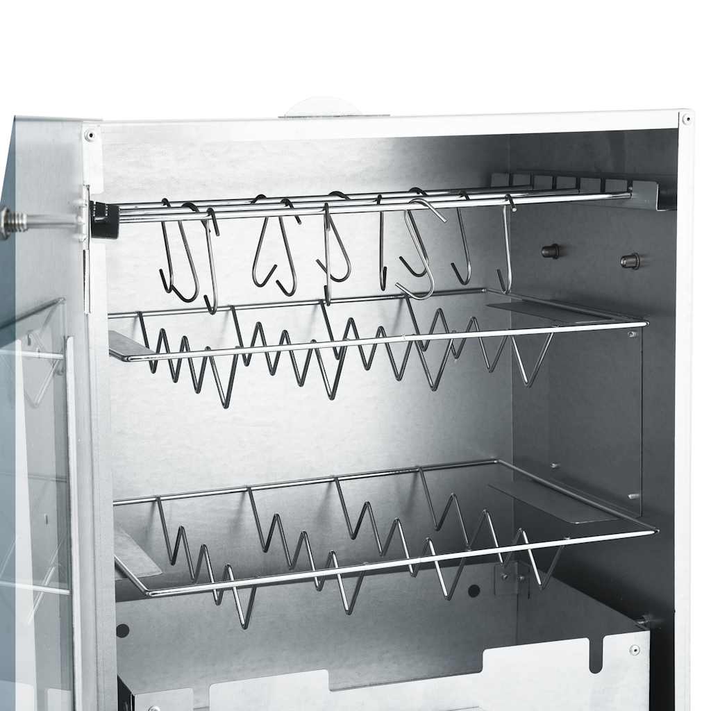 BBQ füstölő 1 kg faaprítékkal 44,5 x 29 x 83 cm