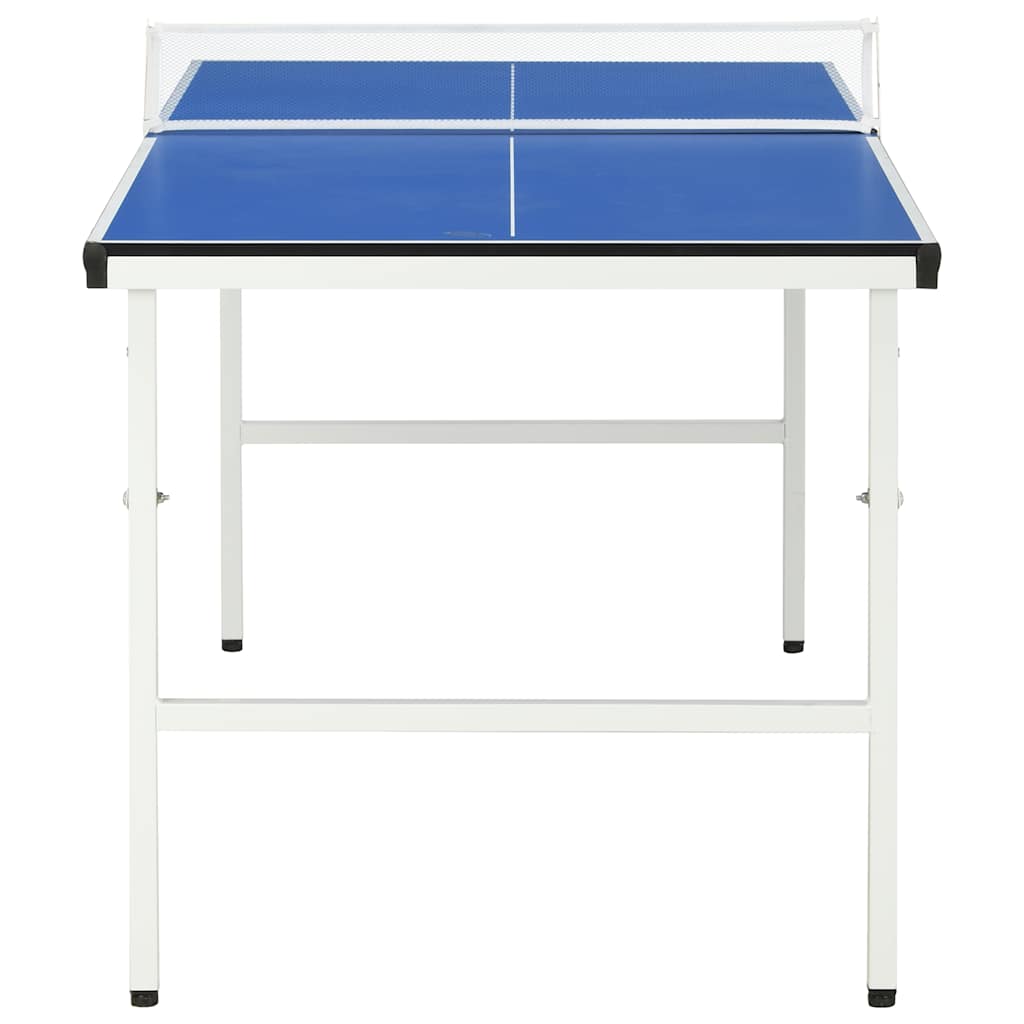1,5 méteres kék pingpongasztal hálóval 152 x 76 x 66 cm
