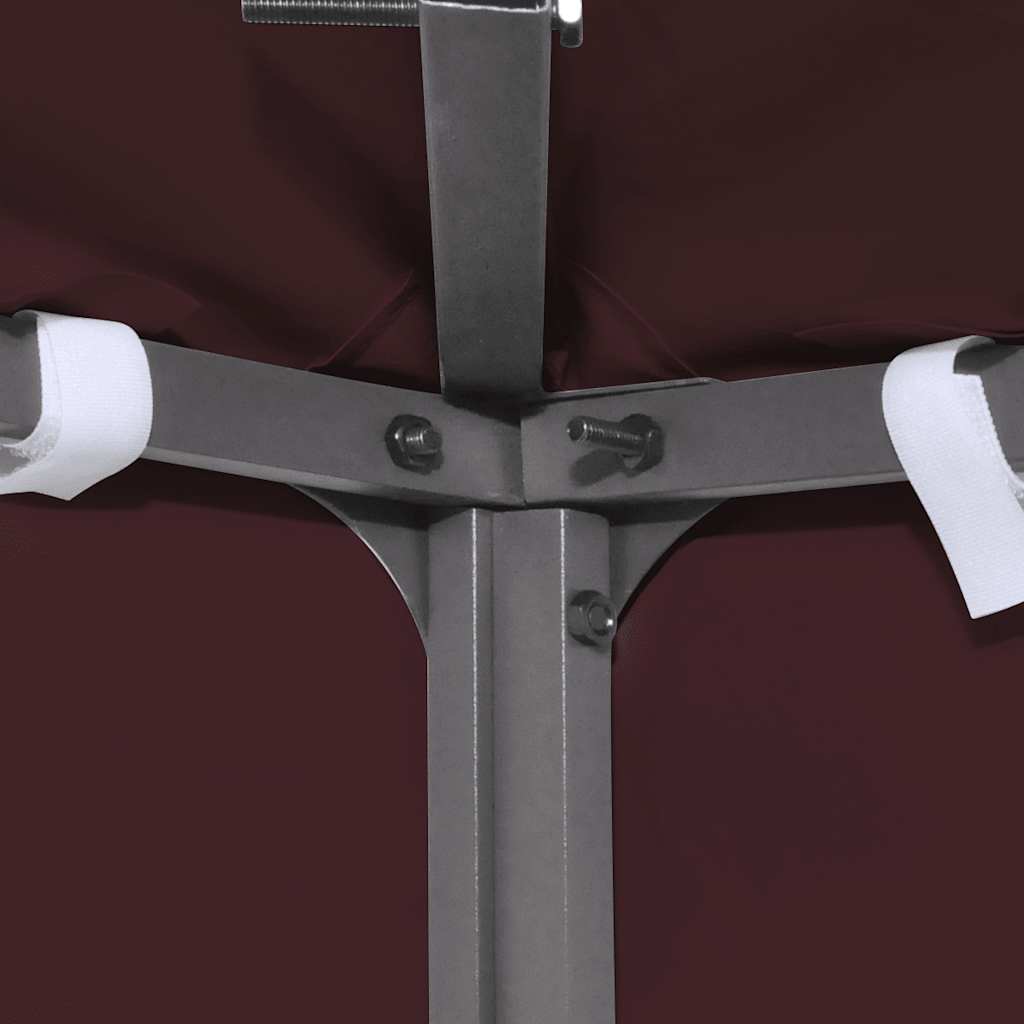 bordó pavilon tetőponyva 310 g/m² 3 x 3 m