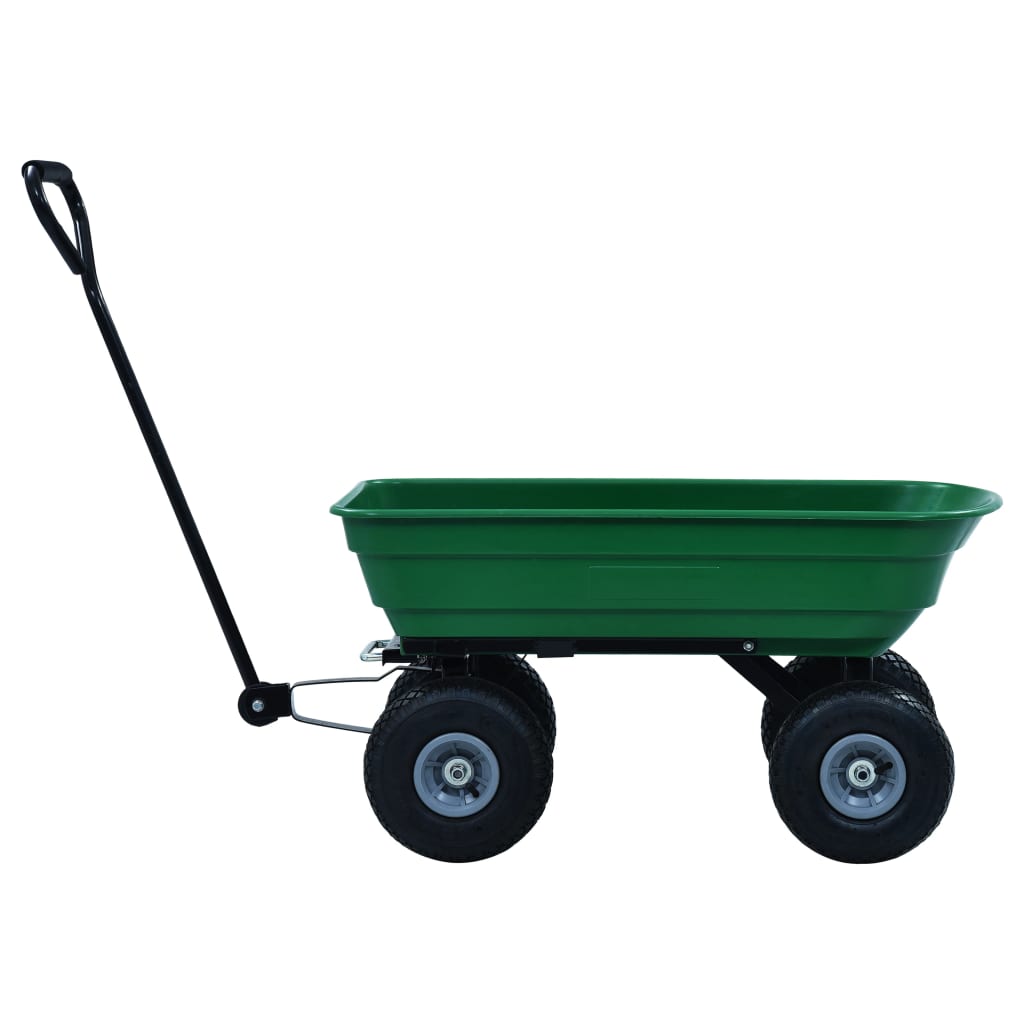 zöld kerti kézikocsi 300 kg 75 liter
