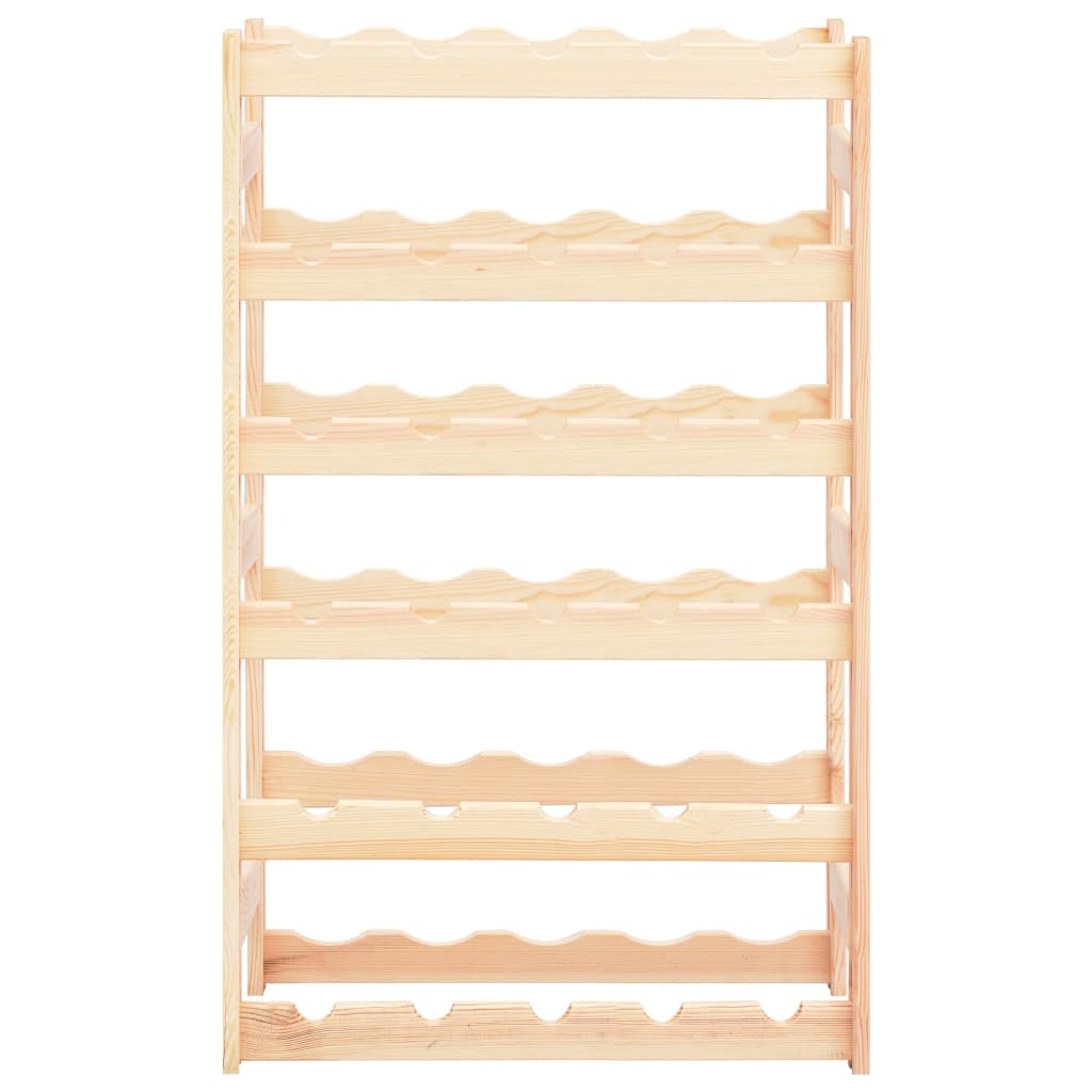 fenyőfa bortartó állvány 30 palackhoz