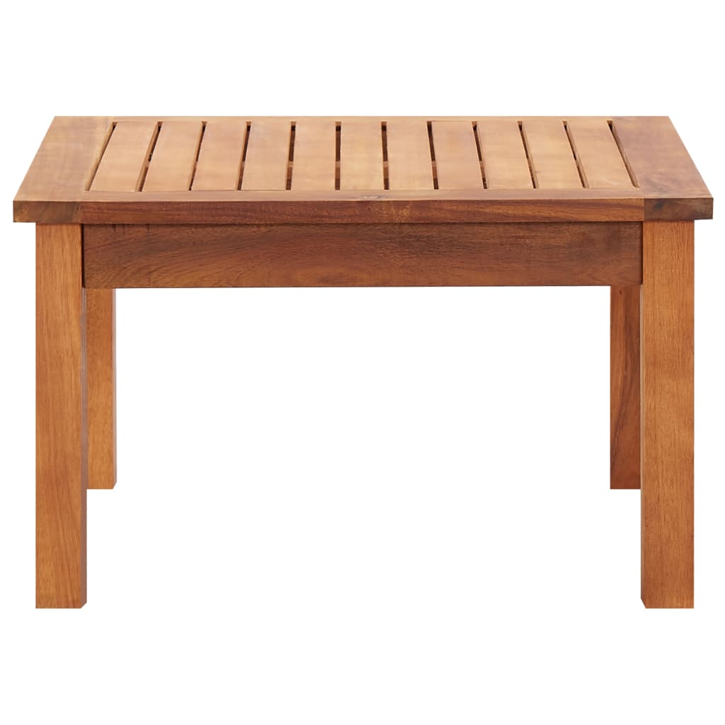 tömör akácfa kerti dohányzóasztal 60 x 60 x 36 cm