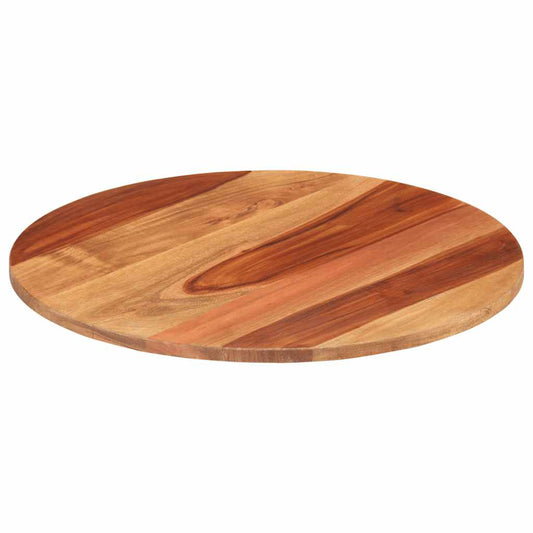 kerek tömör akácfa asztallap 15-16 mm 40 cm