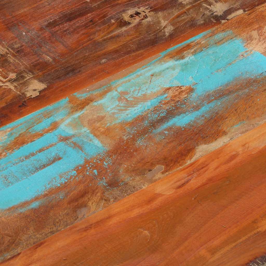 négyszögű tömör újrahasznosított fa asztallap 60x100cm 15-16mm