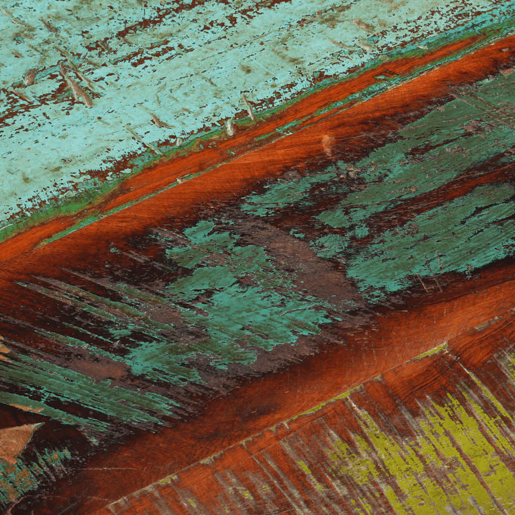 négyszögű tömör újrahasznosított fa asztallap 60x80 cm 25-27 mm