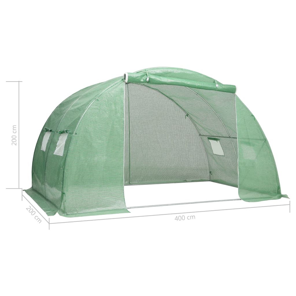 melegház 8 m² 2 x 4 x 2 m