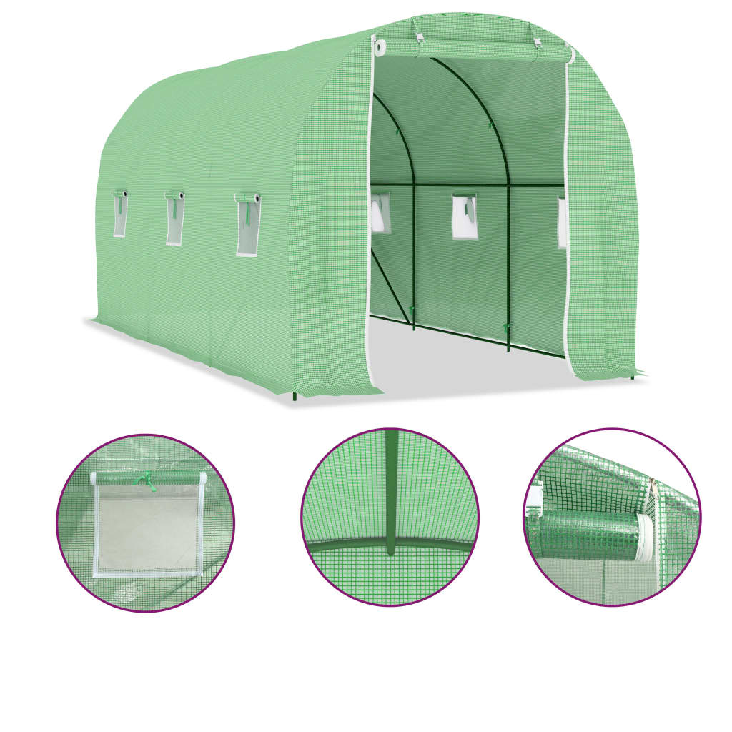 melegház 9 m² 4,5 x 2 x 2 m