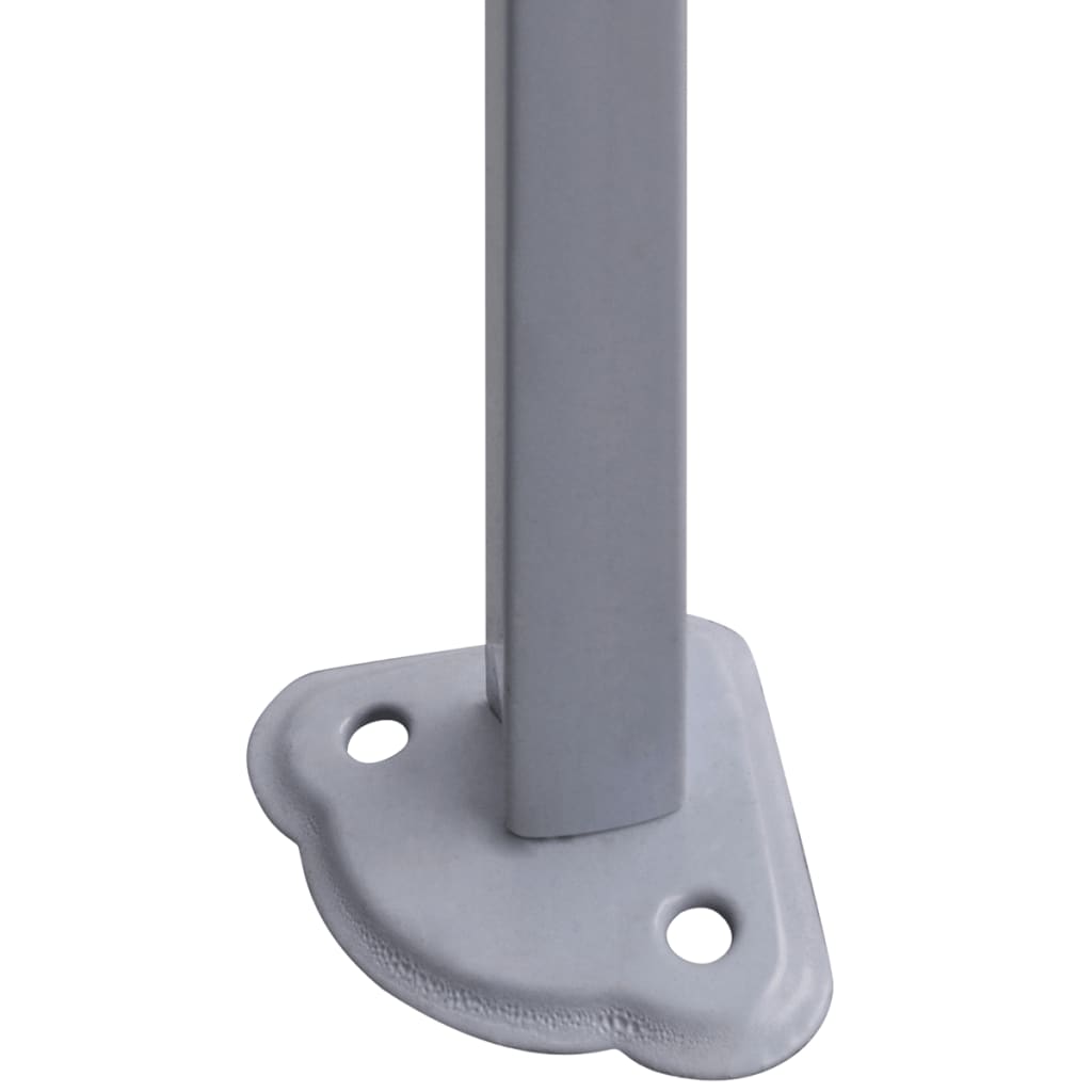 antracitszürke összecsukható rendezvénysátor 2 oldalfallal 2x2m