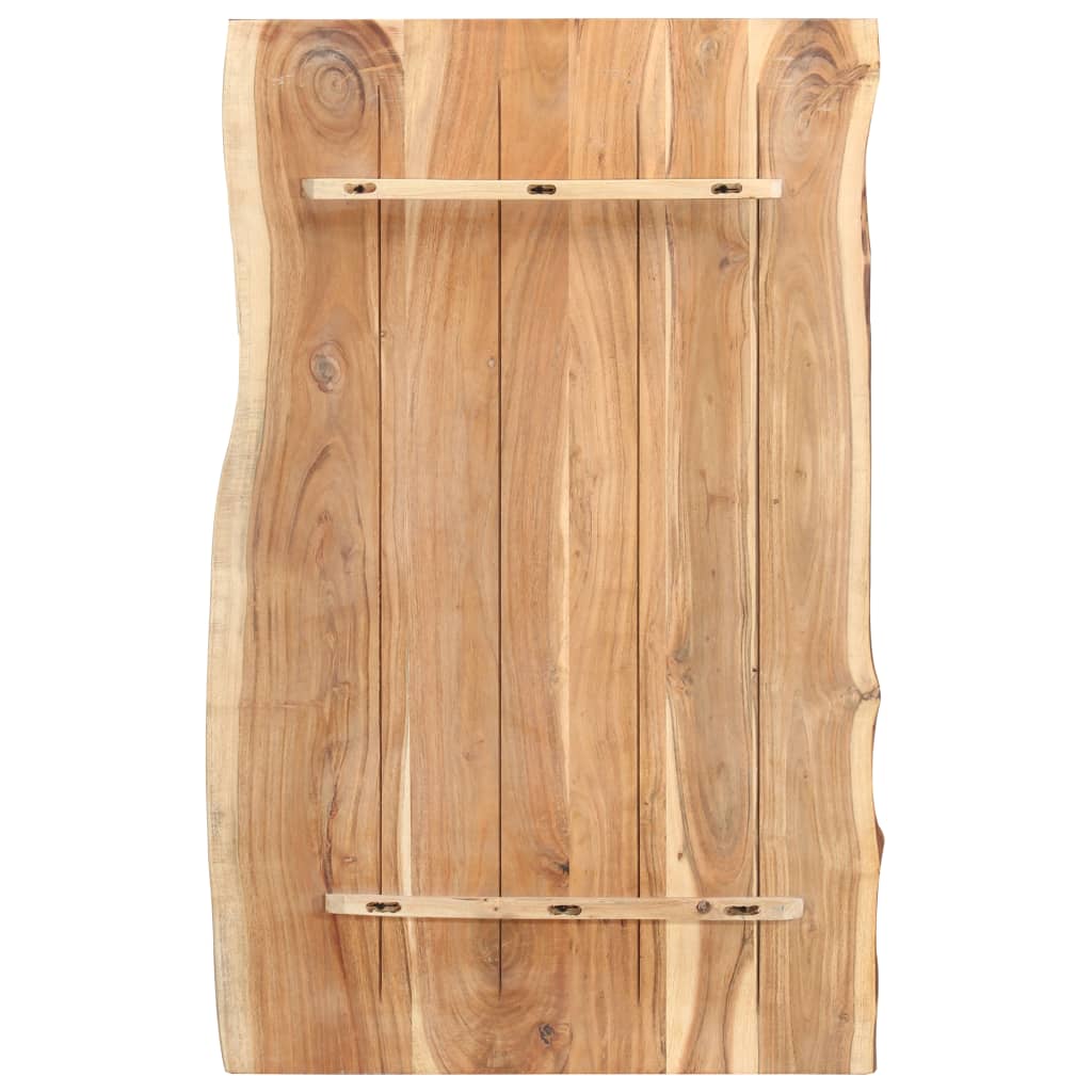 tömör akácfa asztallap 100 x (50-60) x 3,8 cm