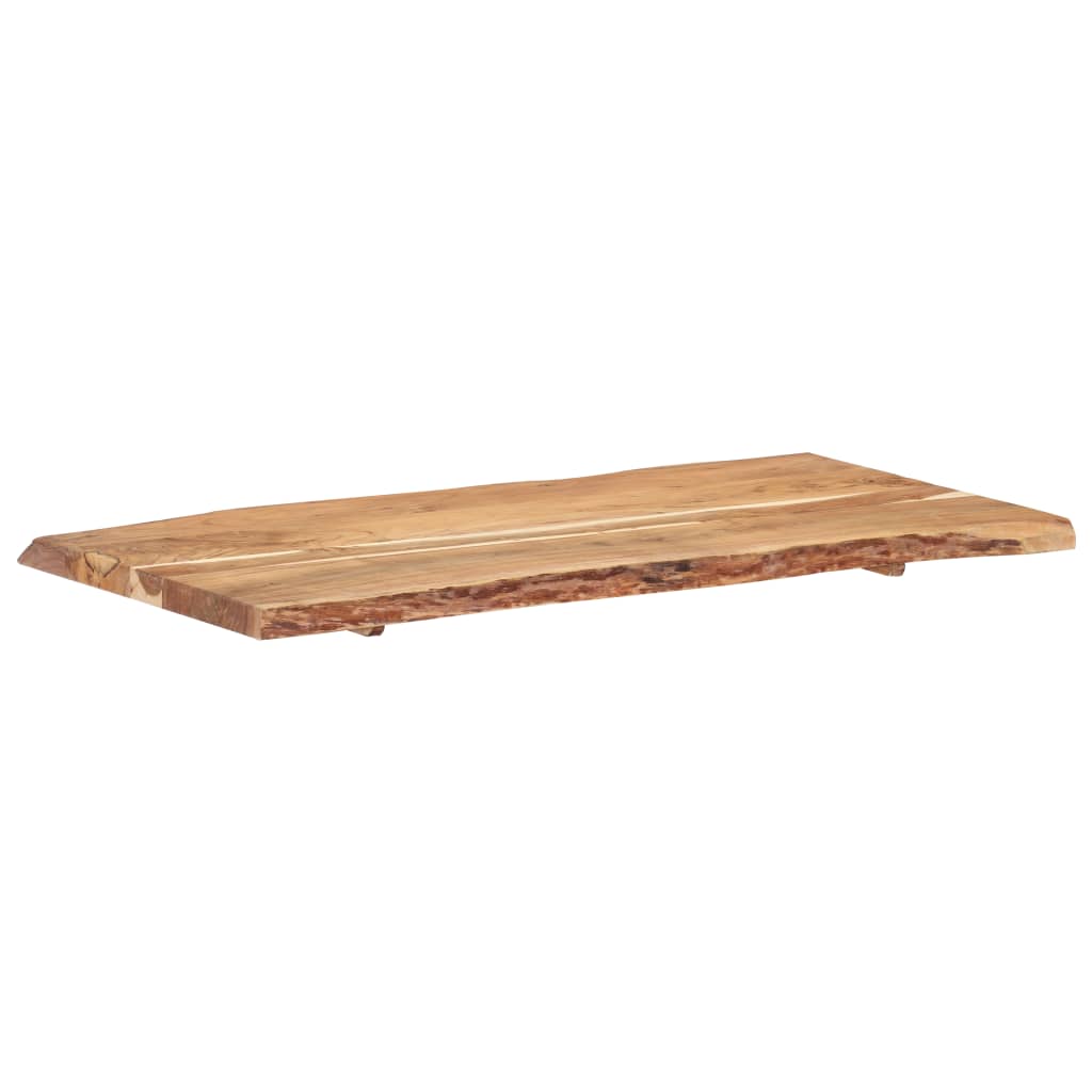 tömör akácfa asztallap 118 x (50-60) x 3,8 cm