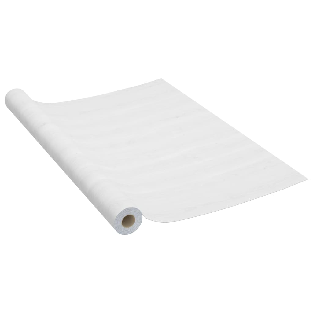 fehér faszínű öntapadó PVC bútorfólia 500 x 90 cm