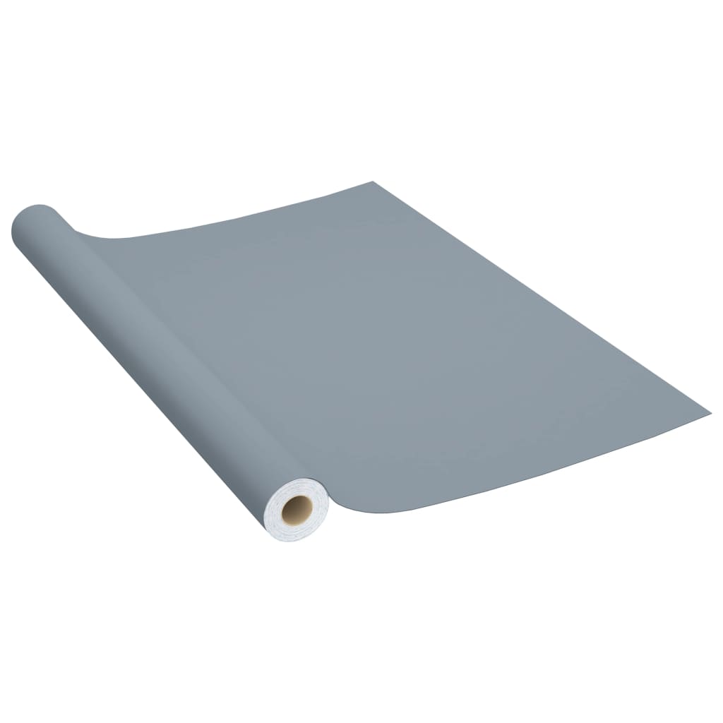 szürke öntapadó PVC bútorfólia 500 x 90 cm