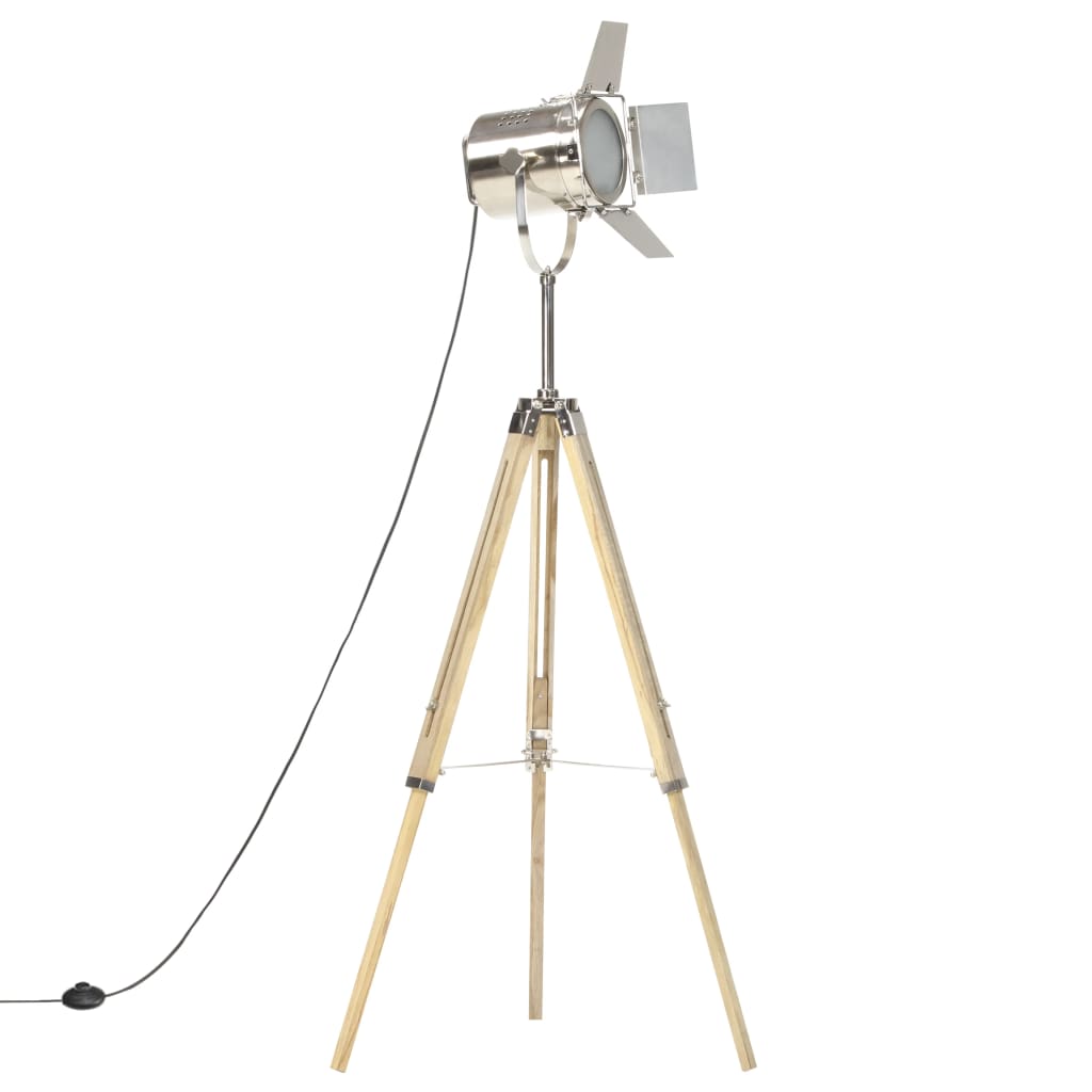 háromlábú tömör mangófa állólámpa 140 cm