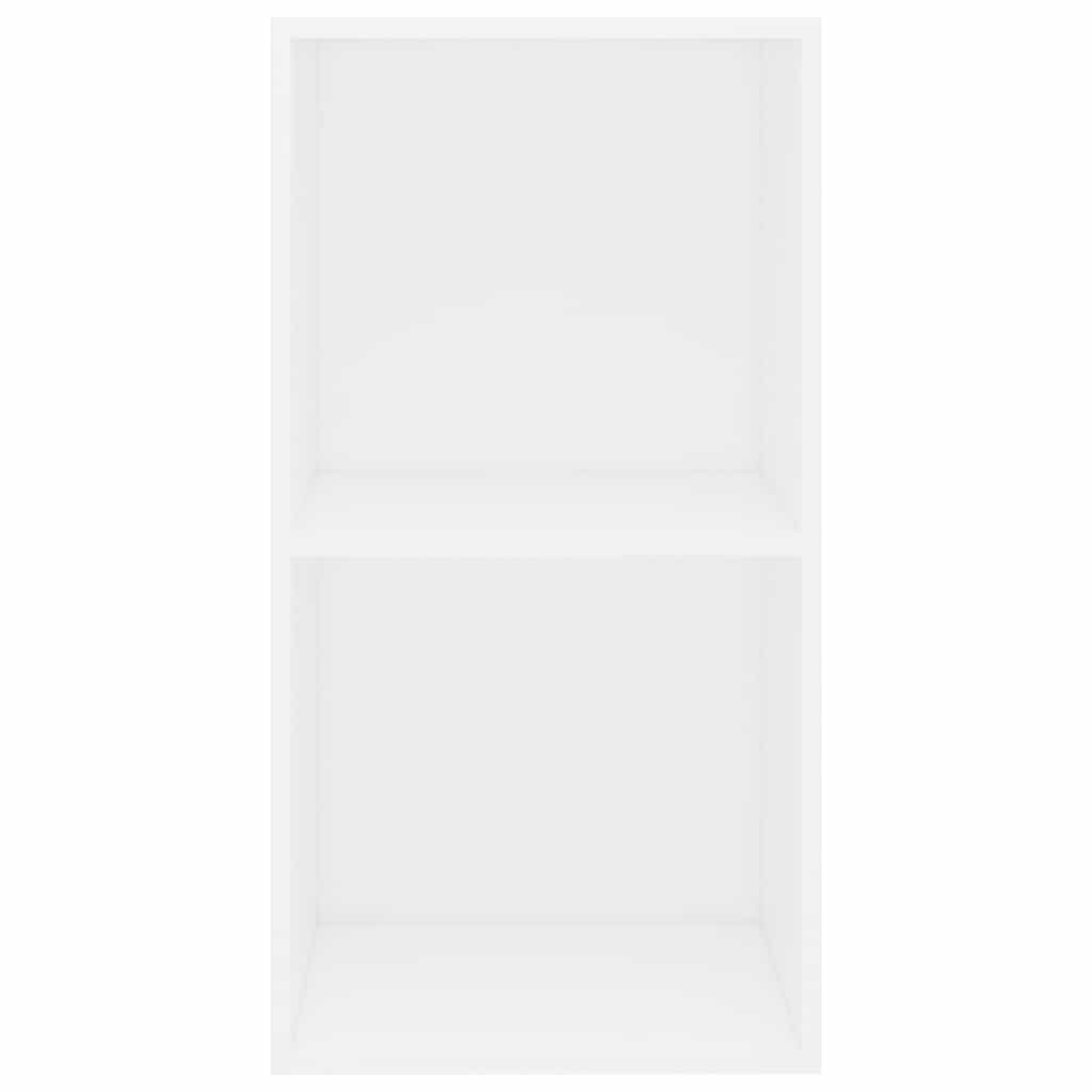fehér szerelt fa könyvespolc 40x30x76,5 cm