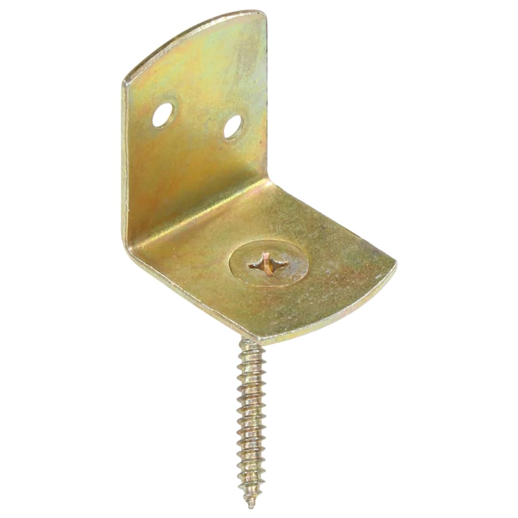 24 db L alakú horganyzott fém kerítéspaneltartó