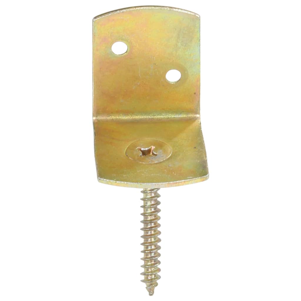 24 db L alakú horganyzott fém kerítéspaneltartó