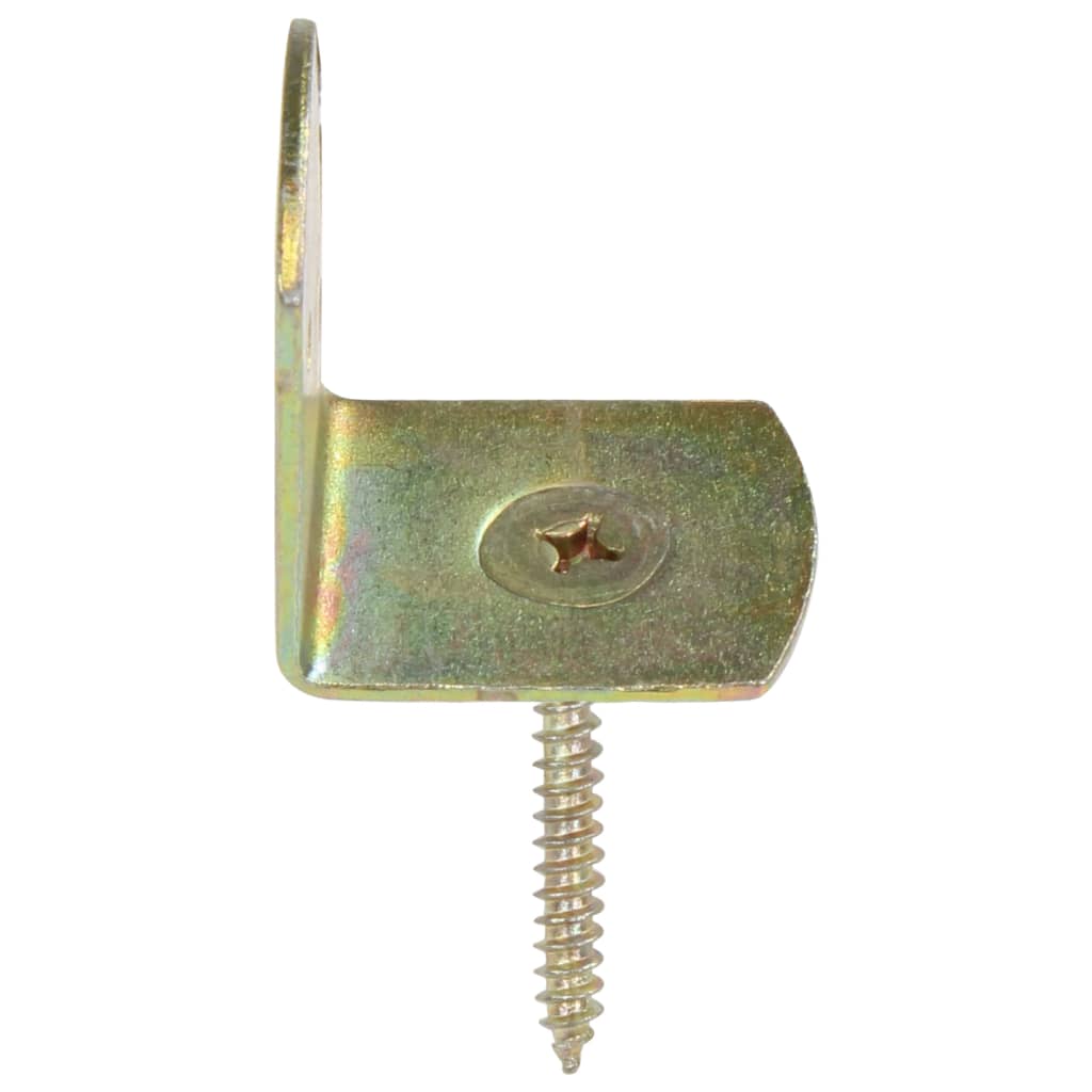 24 db L alakú horganyzott fém kerítéspaneltartó