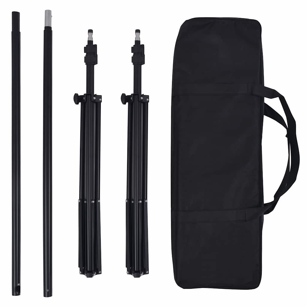 fotóstúdió-felszerelés hátterekkel és softbox lámpával