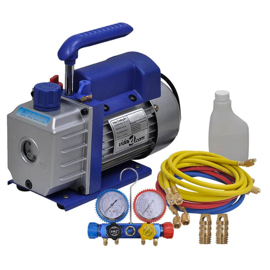 egyfokozatú vákuumszivattyú 4-irányú elosztómérő készlettel