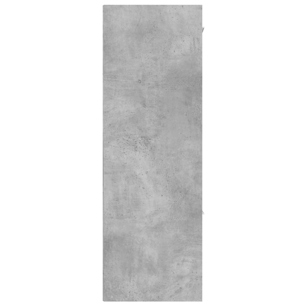 betonszürke szerelt fa tárolószekrény 60 x 29,5 x 90 cm