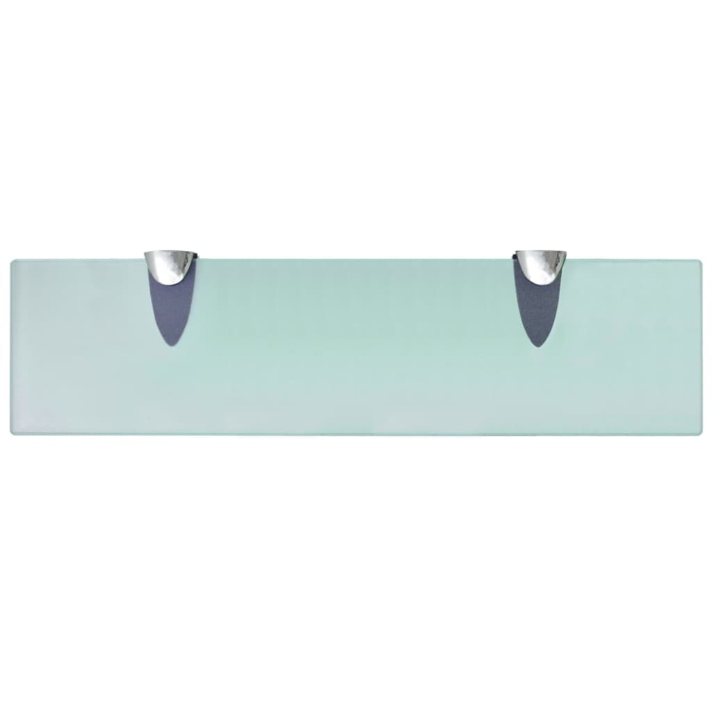 2 db lebegő üvegpolc 40 x 10 cm 8 mm