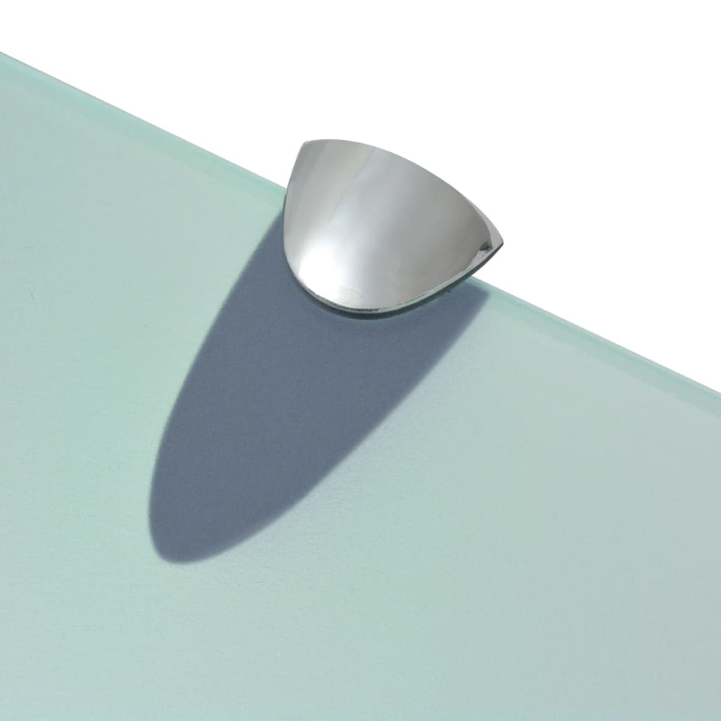 2 db lebegő üvegpolc 40 x 10 cm 8 mm