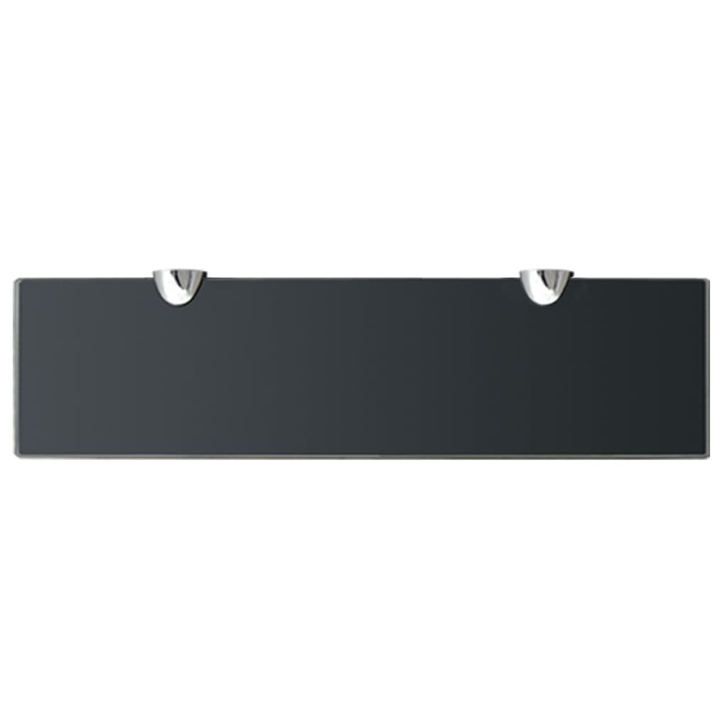 2 db lebegő üvegpolc 40 x 10 cm 8 mm