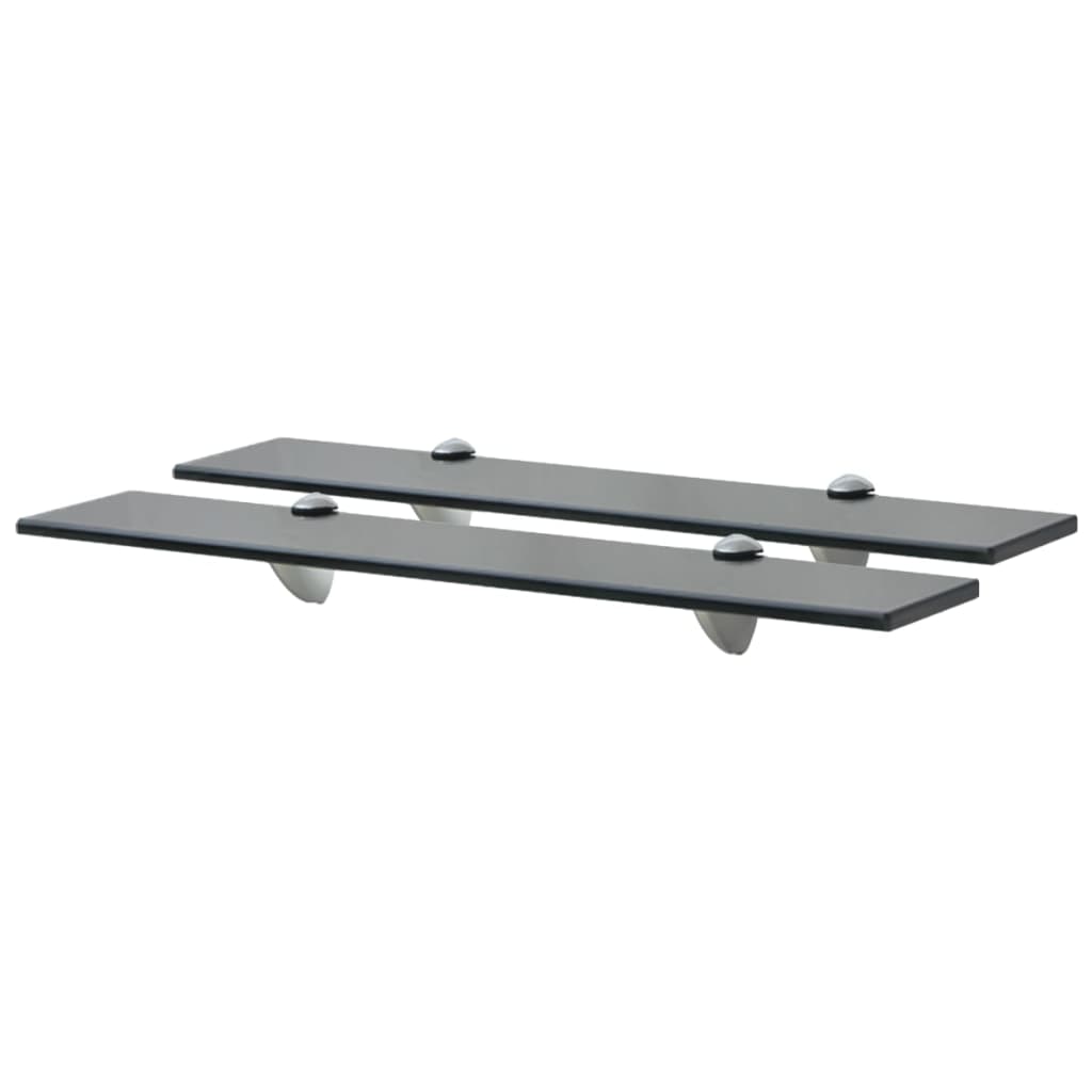 2 db lebegő üvegpolc 60 x 10 cm 8 mm