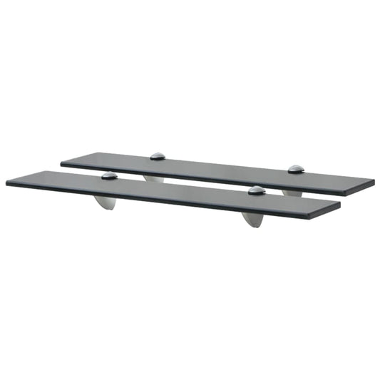 2 db lebegő üvegpolc 60 x 10 cm 8 mm