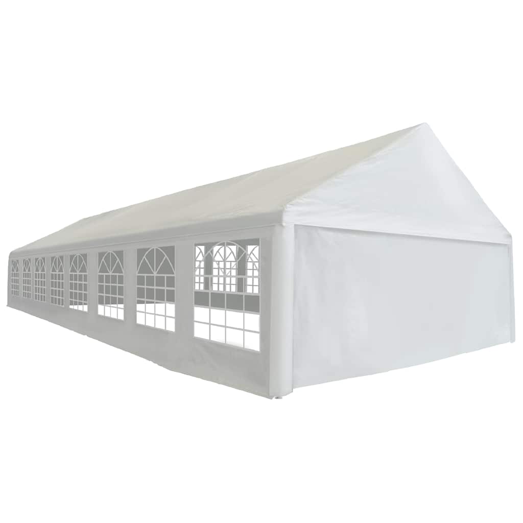 fehér polietilén partisátor 6 x 16 m