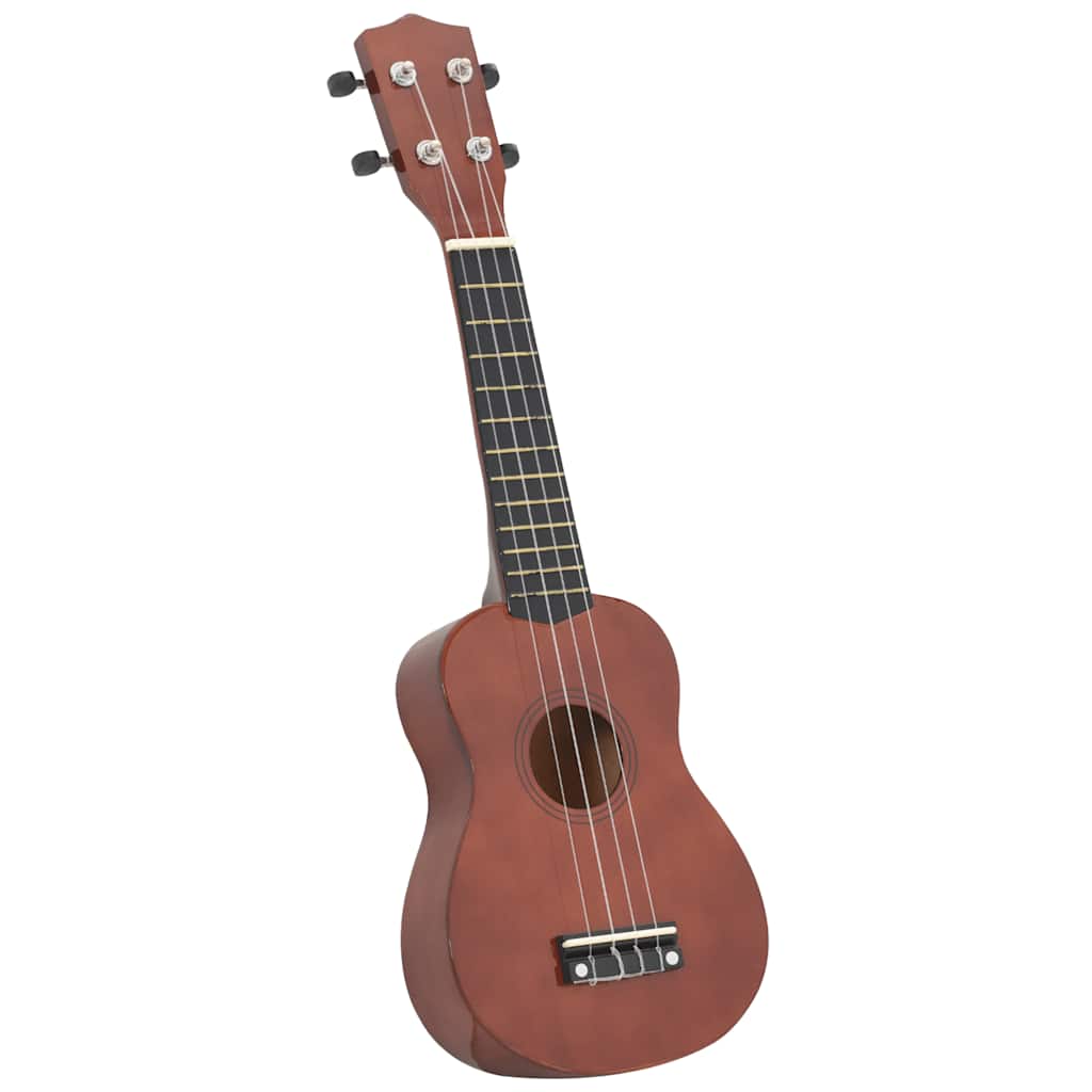 természetes soprano ukulele készlet táskával gyerekeknek 21"