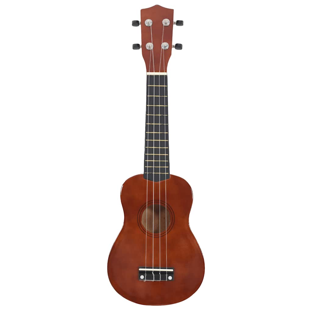 természetes soprano ukulele készlet táskával gyerekeknek 21"