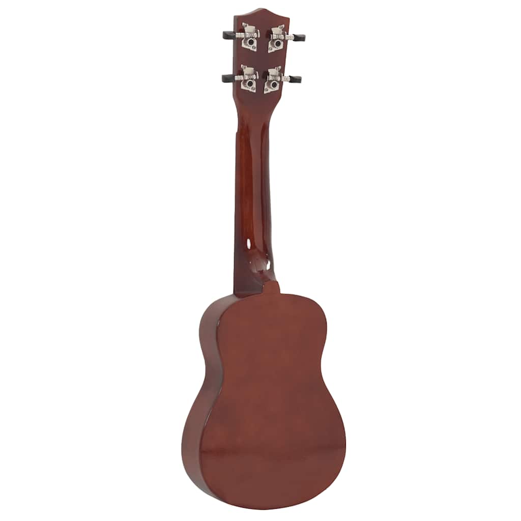 természetes soprano ukulele készlet táskával gyerekeknek 21"