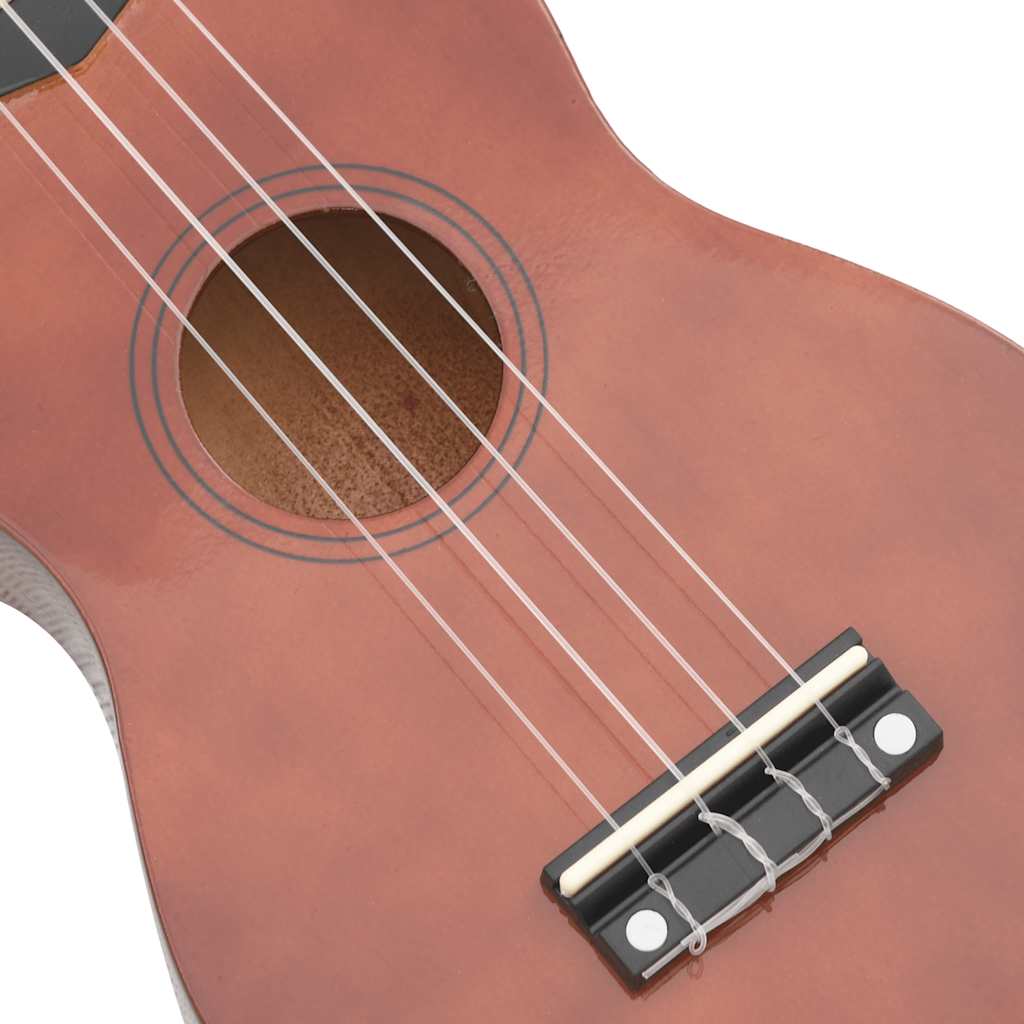 természetes soprano ukulele készlet táskával gyerekeknek 21"