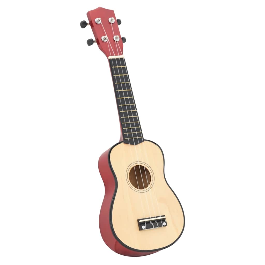 természetes soprano ukulele készlet táskával gyerekeknek 21"