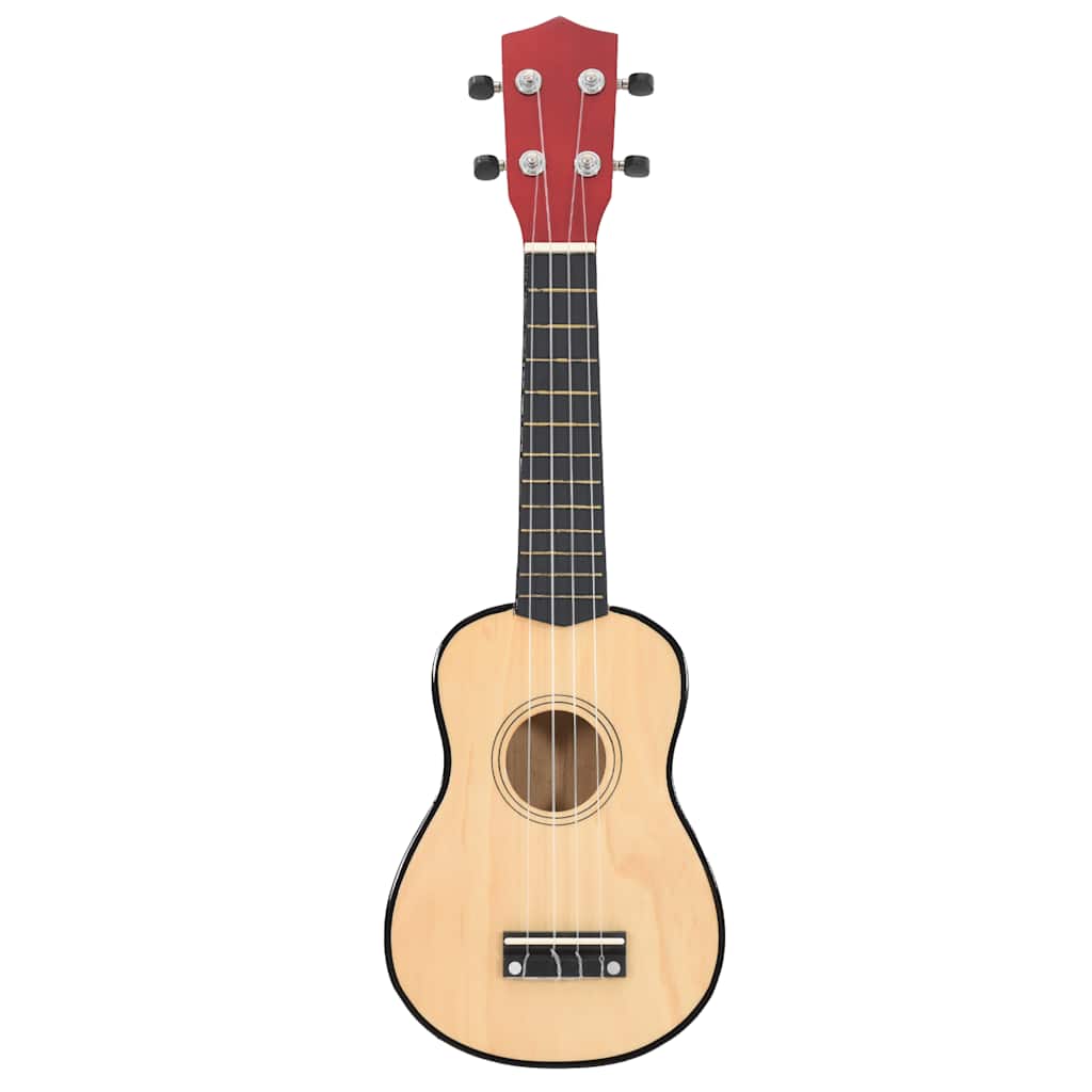 természetes soprano ukulele készlet táskával gyerekeknek 21"