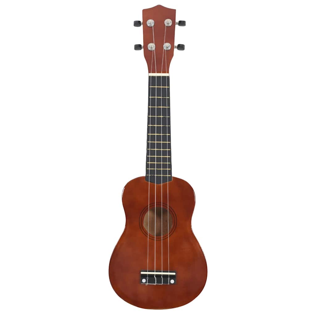 természetes soprano ukulele készlet táskával gyerekeknek 23"