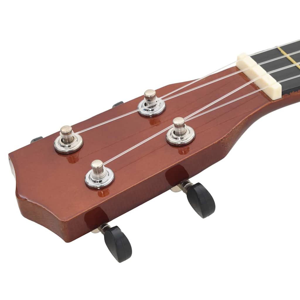 természetes soprano ukulele készlet táskával gyerekeknek 23"