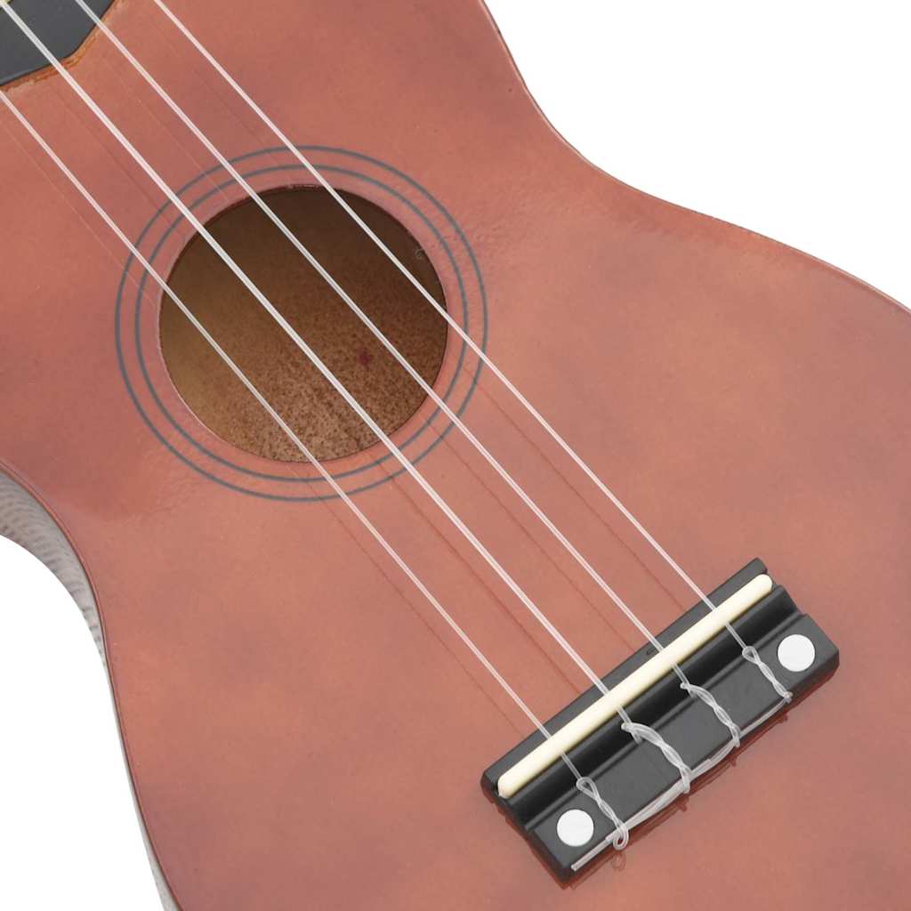 természetes soprano ukulele készlet táskával gyerekeknek 23"