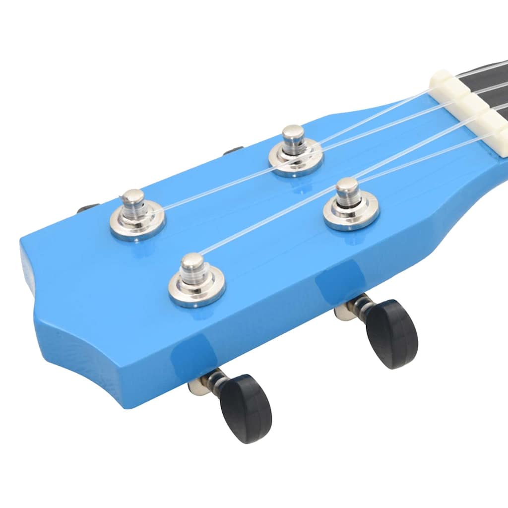 babakék szoprán ukuleleszett tokkal gyerekeknek 23"