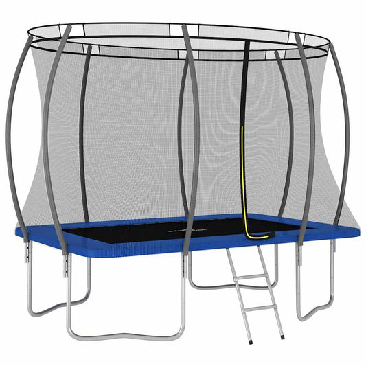 négyszögű trambulinszett 274 x 183 x 76 cm 150 kg
