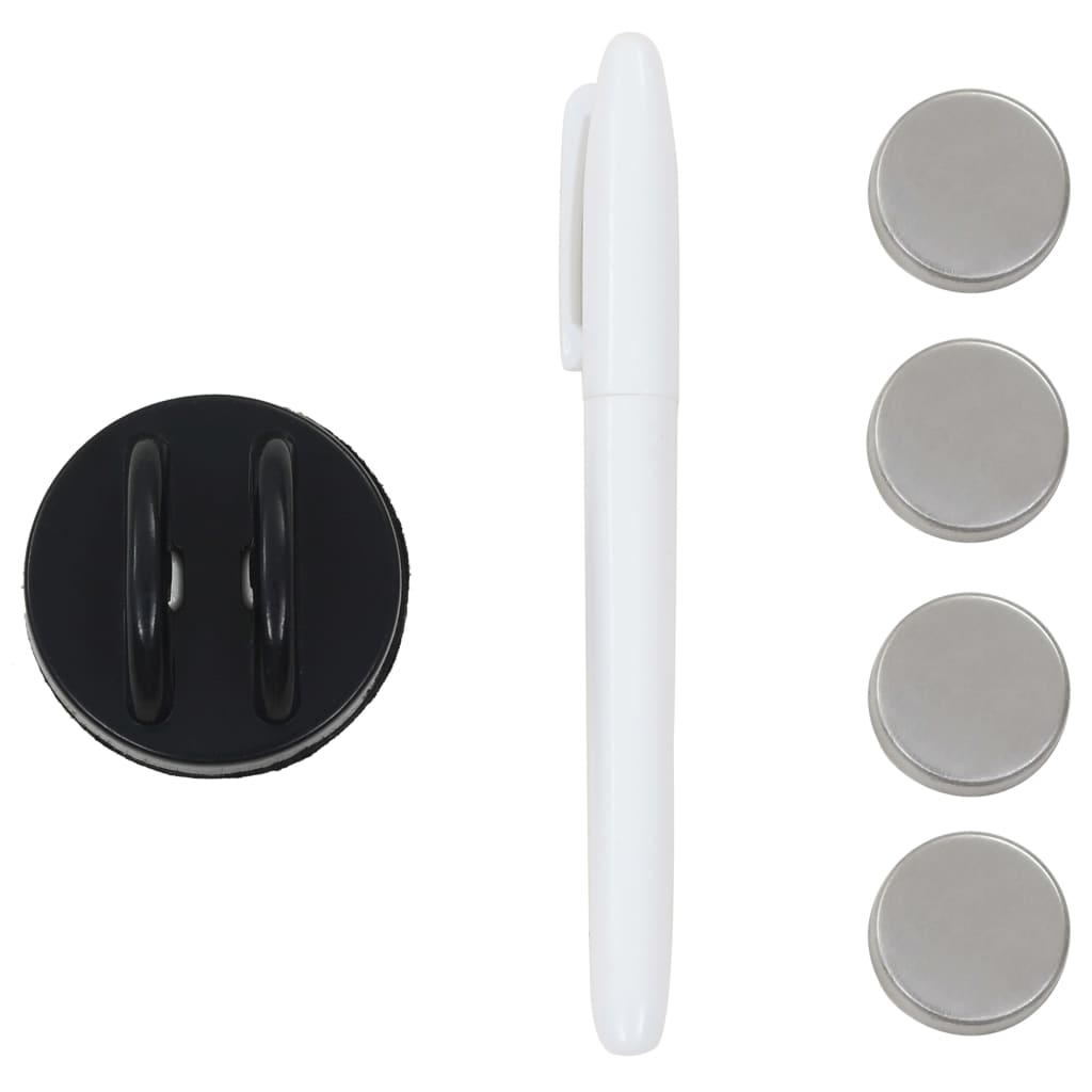 falra szerelhető mágneses üvegtábla 50 x 50 cm