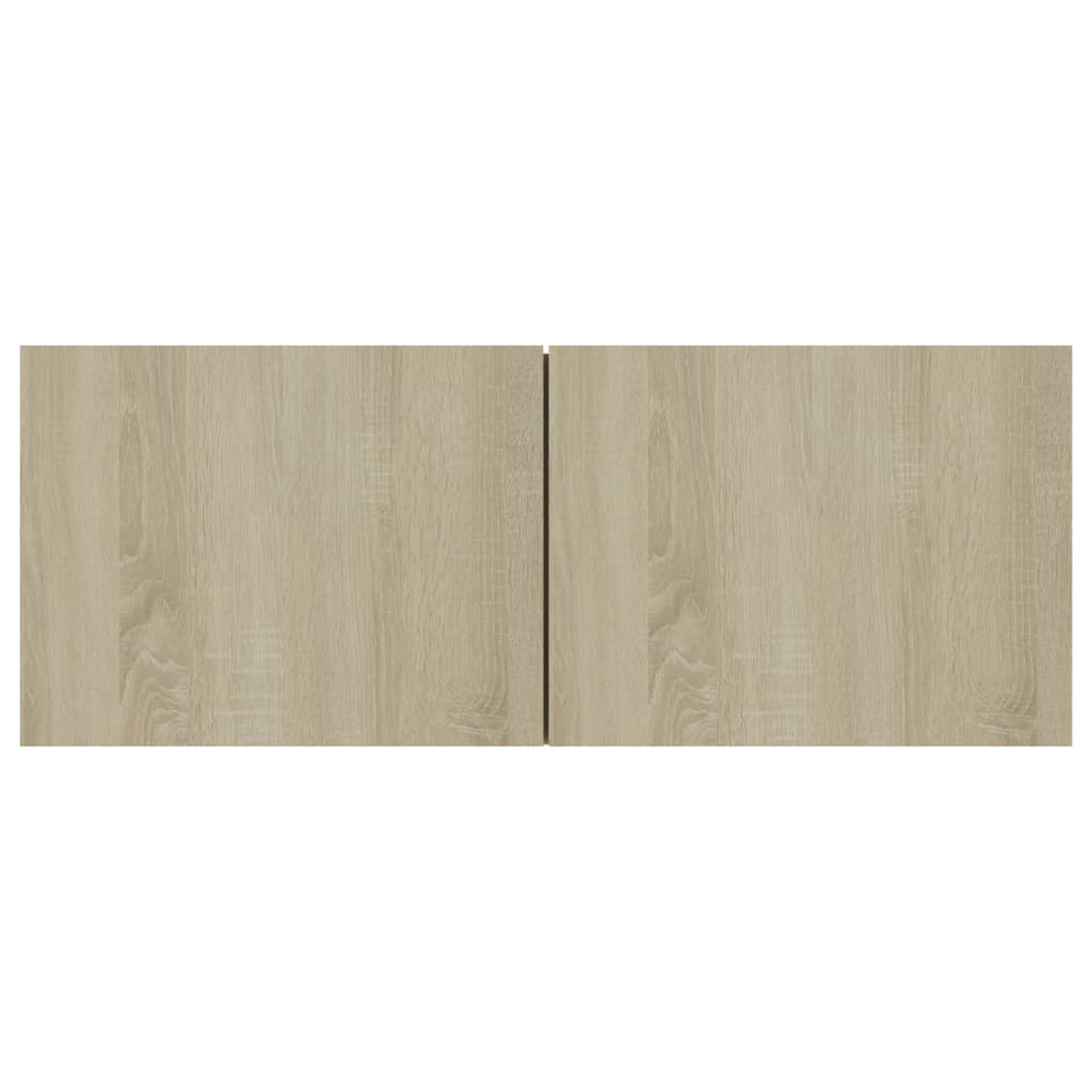 sonoma tölgy szerelt fa TV-szekrény 80 x 30 x 30 cm