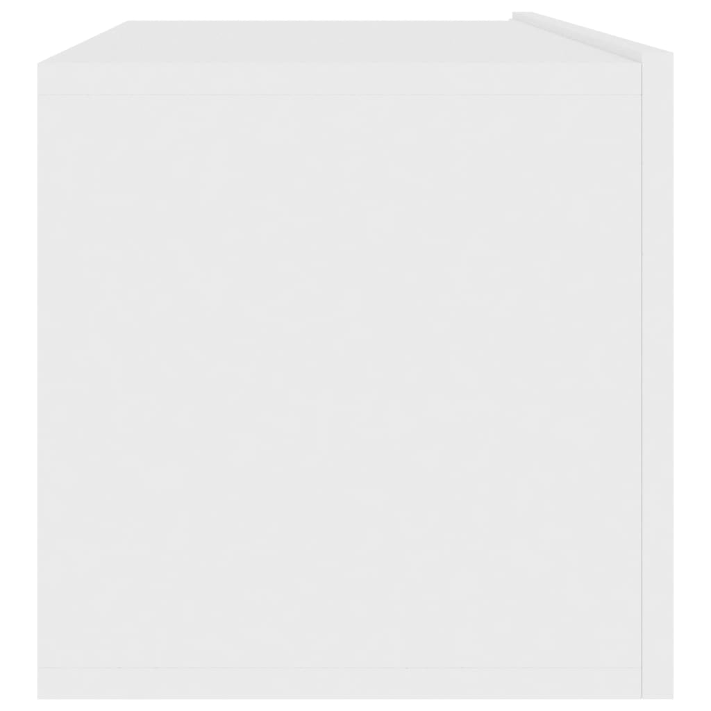 fehér szerelt fa TV-szekrény 100 x 30 x 30 cm