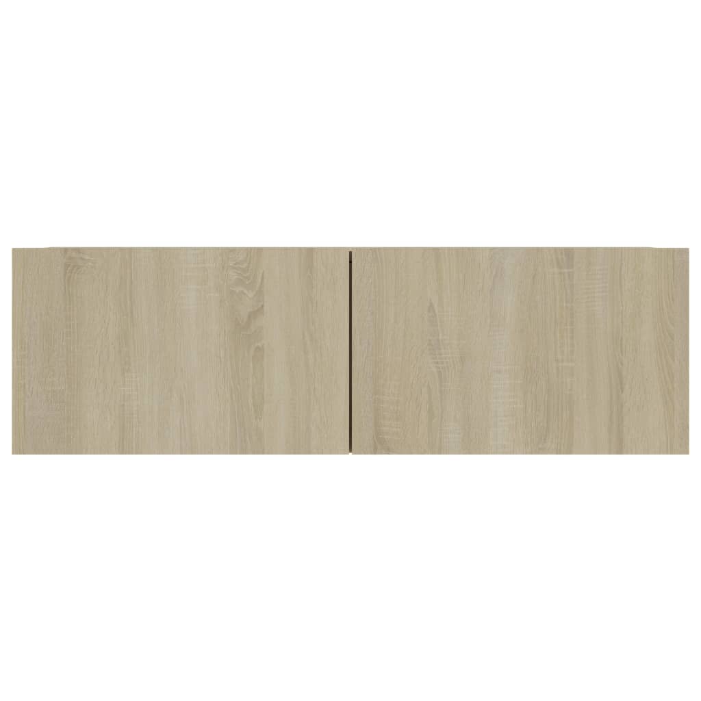 sonoma tölgy szerelt fa TV-szekrény 100 x 30 x 30 cm