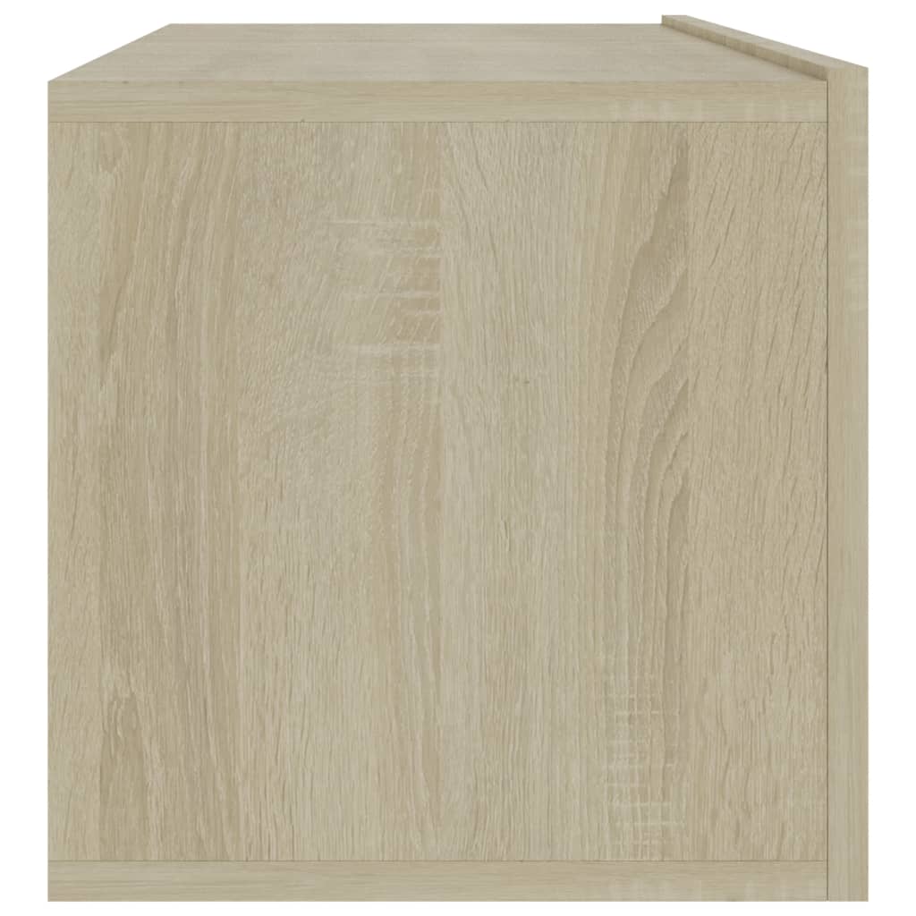 sonoma tölgy szerelt fa TV-szekrény 100 x 30 x 30 cm