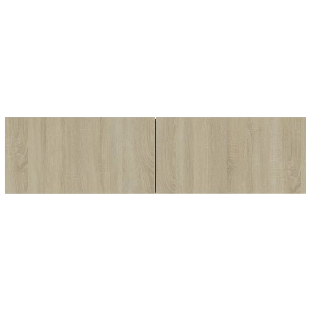 sonoma tölgy szerelt fa TV-szekrény 120 x 30 x 30 cm