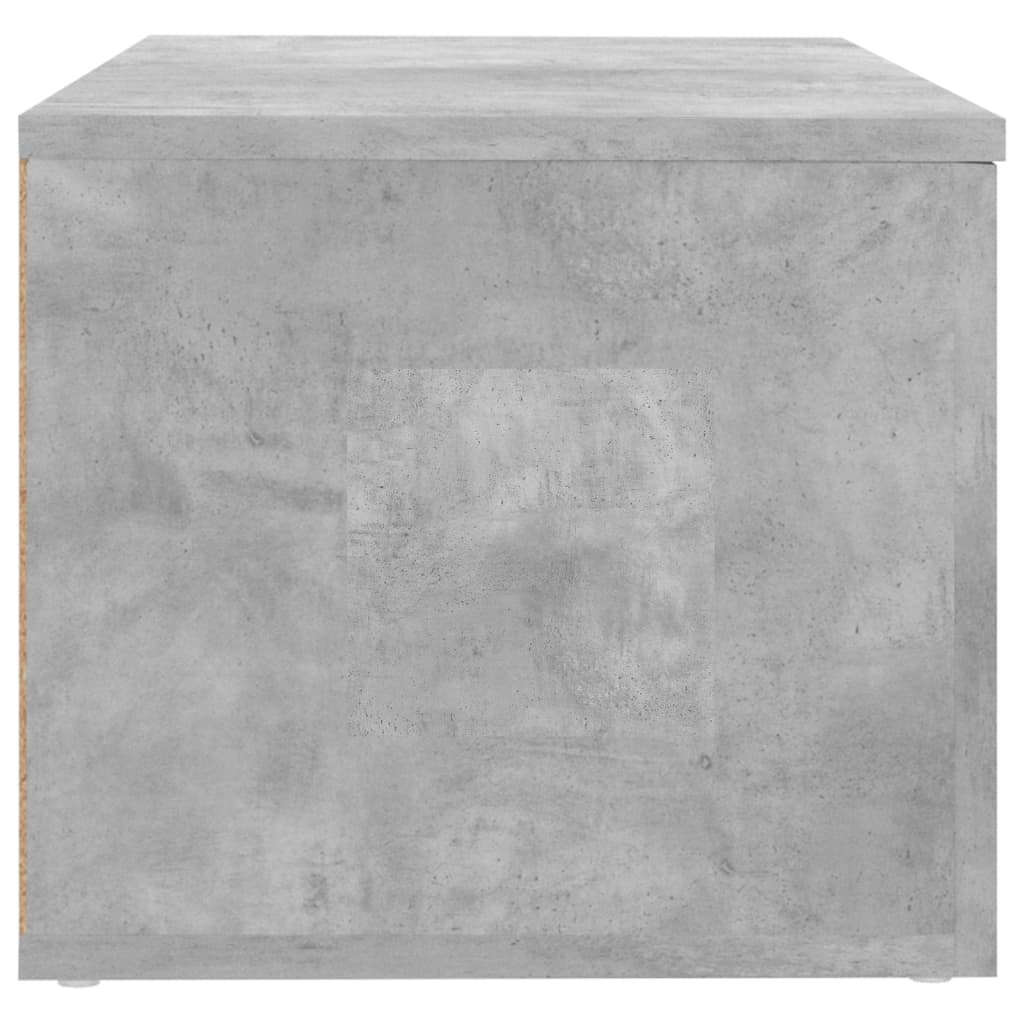 betonszürke szerelt fa TV-szekrény 80 x 34 x 30 cm