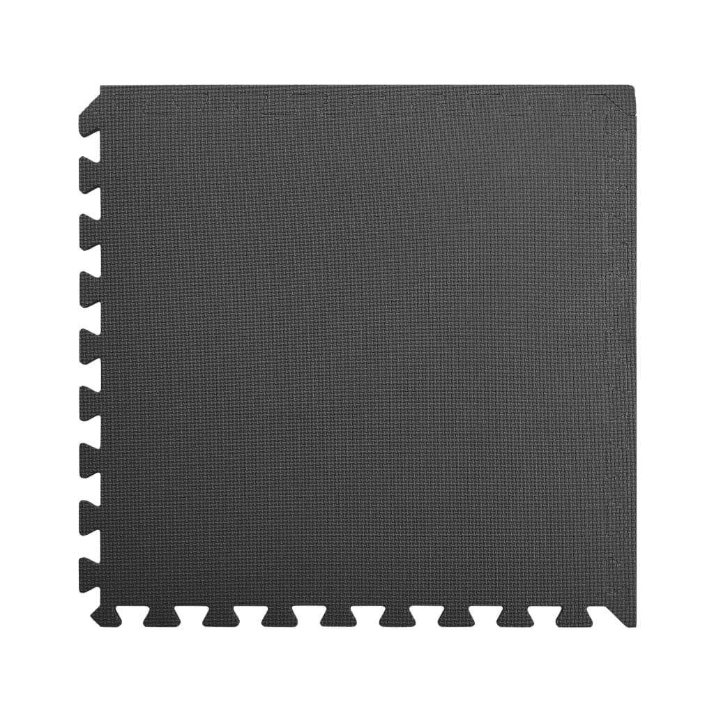 12 db fekete EVA habszivacs padlószőnyeg 4,32 ㎡